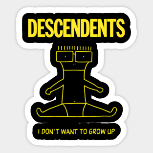 Descendents - Merchandise - I Don't Want To Grow Up Sticker